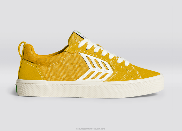 Women Cariuma Yellow Contrast/Ivory DFFFT355