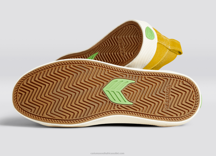 Women Cariuma Yellow Contrast/Ivory DFFFT355