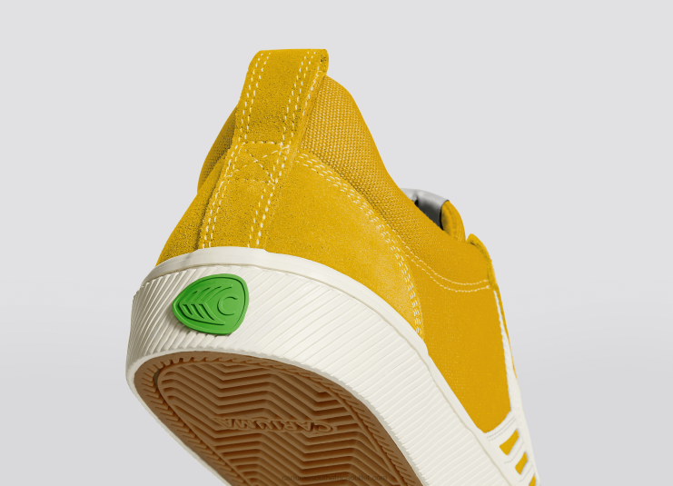 Women Cariuma Yellow Contrast/Ivory DFFFT355