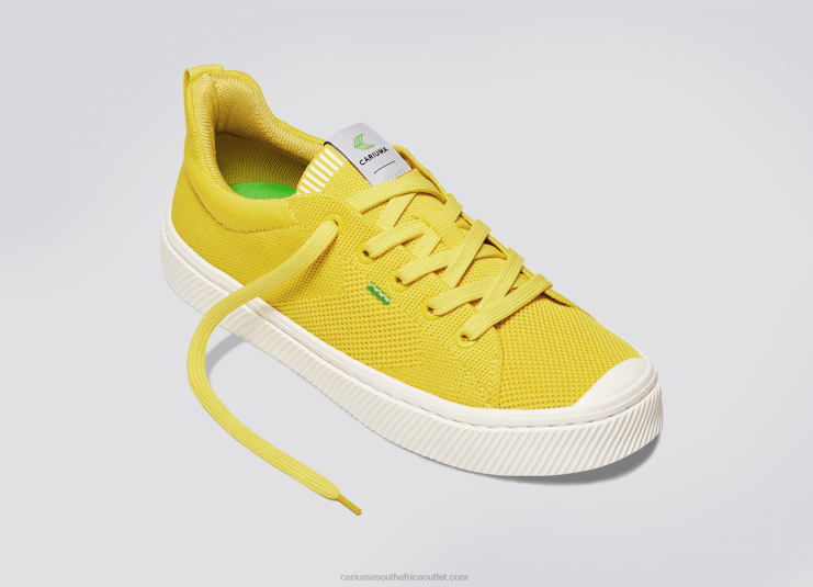 Women Cariuma Sun Yellow Knit DFFFT401