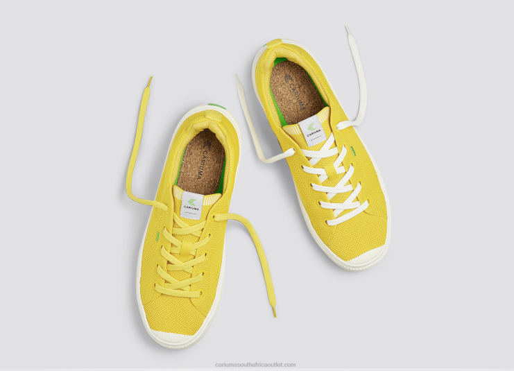 Women Cariuma Sun Yellow Knit DFFFT401
