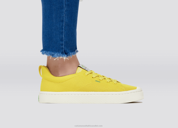 Women Cariuma Sun Yellow Knit DFFFT401