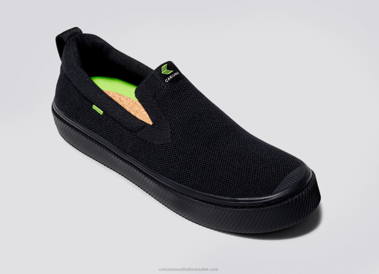 Women Cariuma All Black Knit DFFFT387