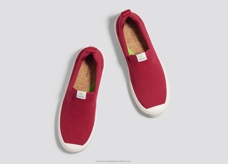 Women Cariuma Red Knit DFFFT388