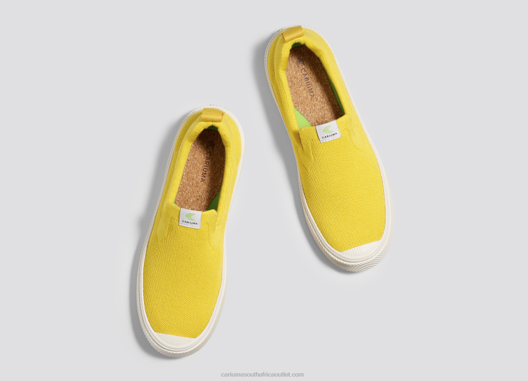 Women Cariuma Yellow Knit DFFFT386