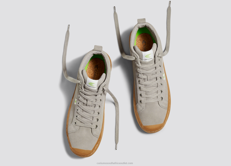 Women Cariuma Grey Gum Suede DFFFT278