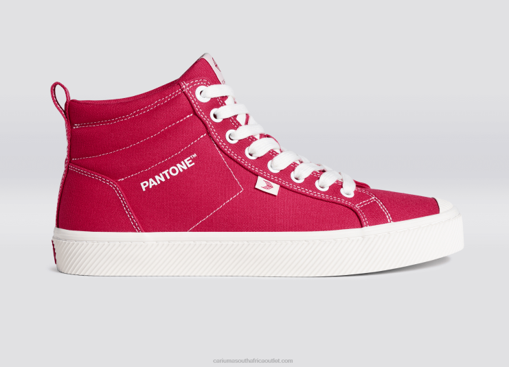 Women Cariuma Pantone Viva Magenta/Off-White Canvas DFFFT280