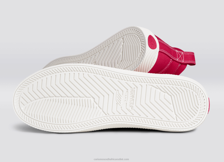 Women Cariuma Pantone Viva Magenta/Off-White Canvas DFFFT280