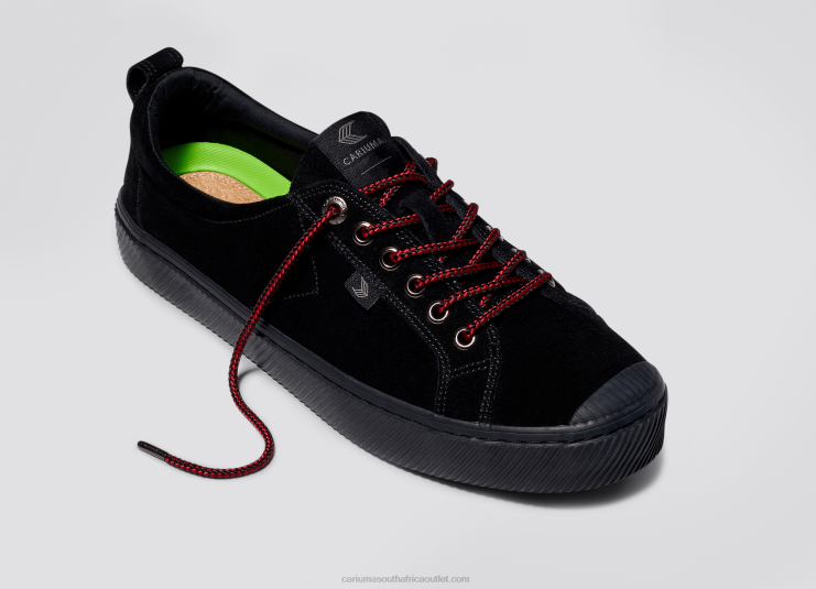 Women Cariuma All Black Suede DFFFT255