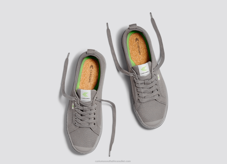 Women Cariuma All Grey Canvas DFFFT249