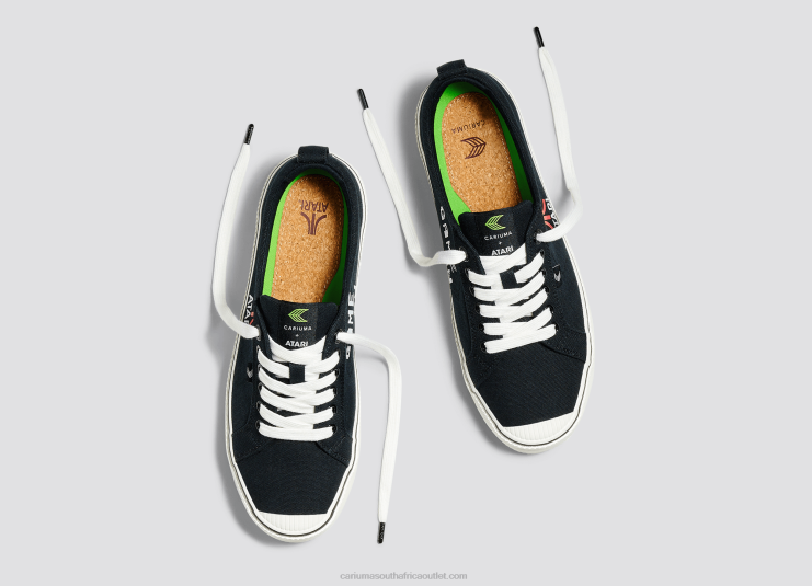 Women Cariuma Atari Black Canvas DFFFT309