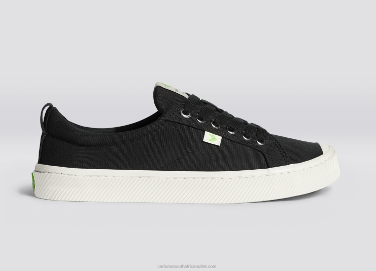 Women Cariuma Black Canvas DFFFT238