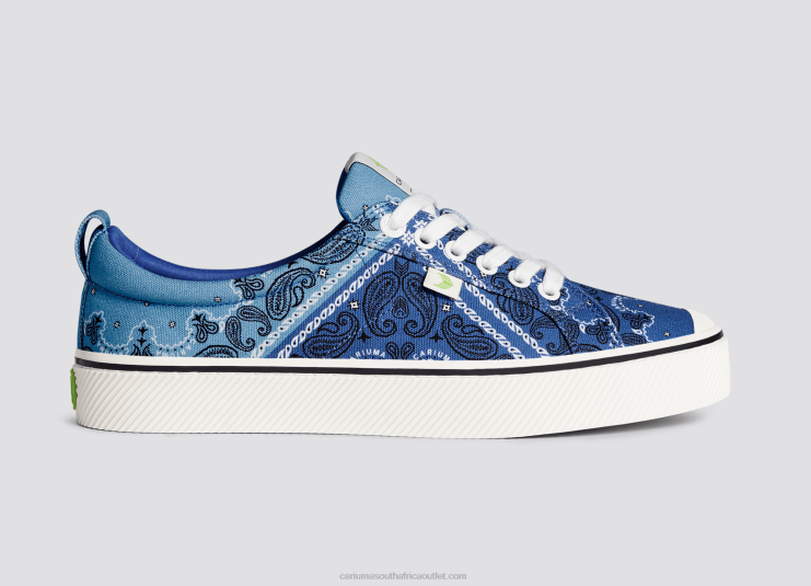 Women Cariuma Blue Bandana Canvas DFFFT237