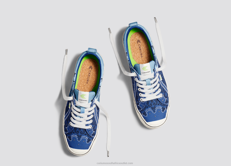Women Cariuma Blue Bandana Canvas DFFFT237