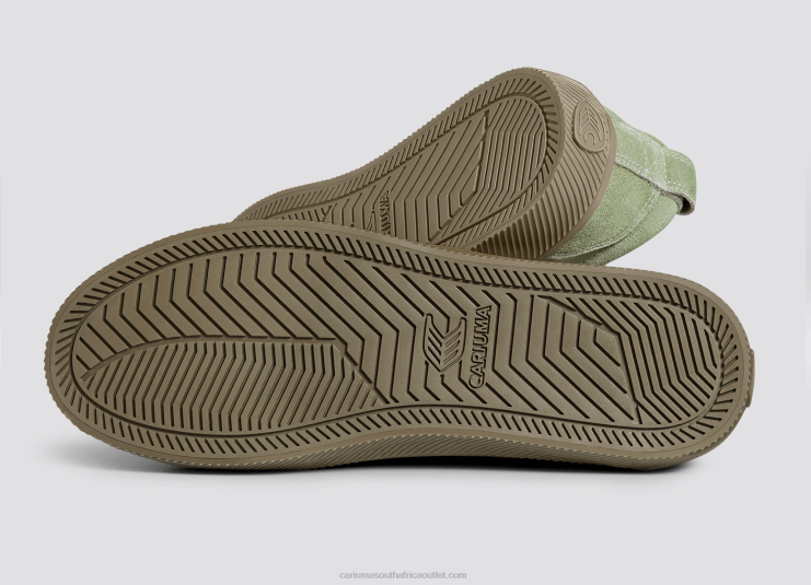 Women Cariuma Deus Ex Machina Oil Green Suede DFFFT244