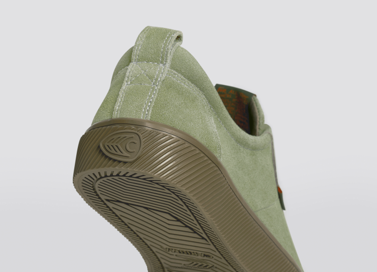 Women Cariuma Deus Ex Machina Oil Green Suede DFFFT244