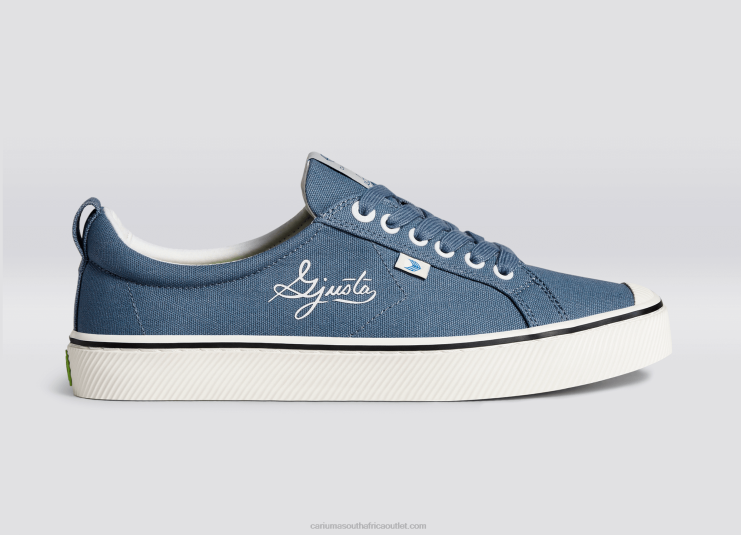 Women Cariuma Gjusta Steel Blue Canvas DFFFT267