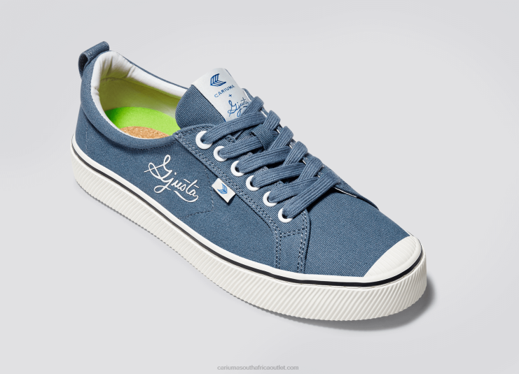 Women Cariuma Gjusta Steel Blue Canvas DFFFT267