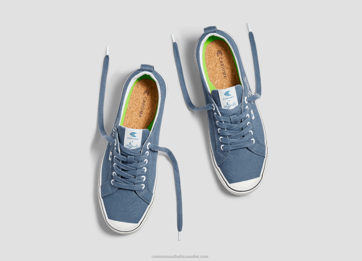 Women Cariuma Gjusta Steel Blue Canvas DFFFT267