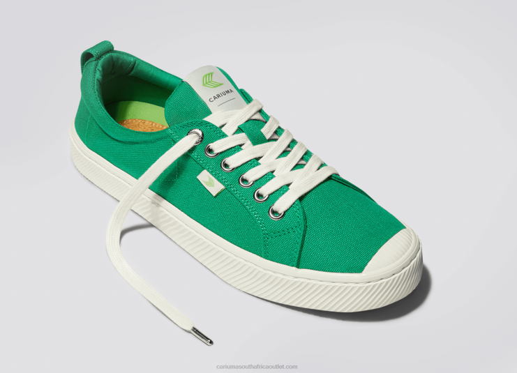 Women Cariuma Green Canvas DFFFT222