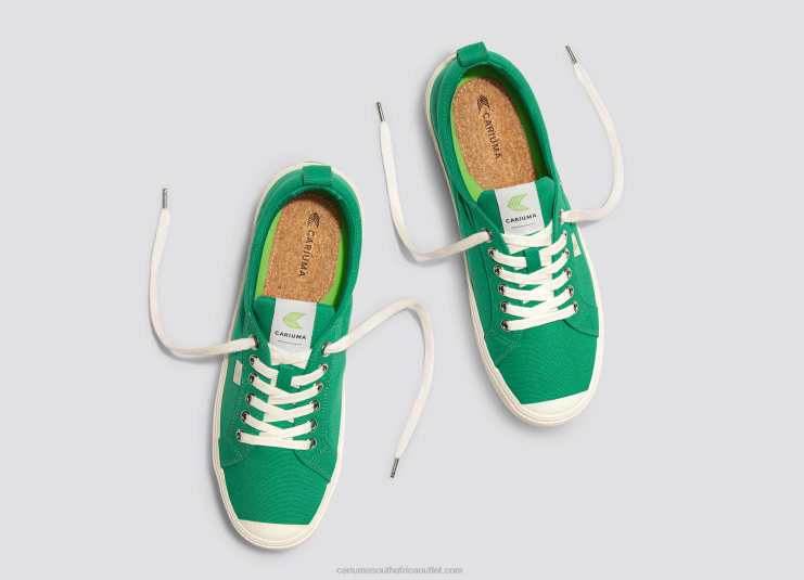Women Cariuma Green Canvas DFFFT222