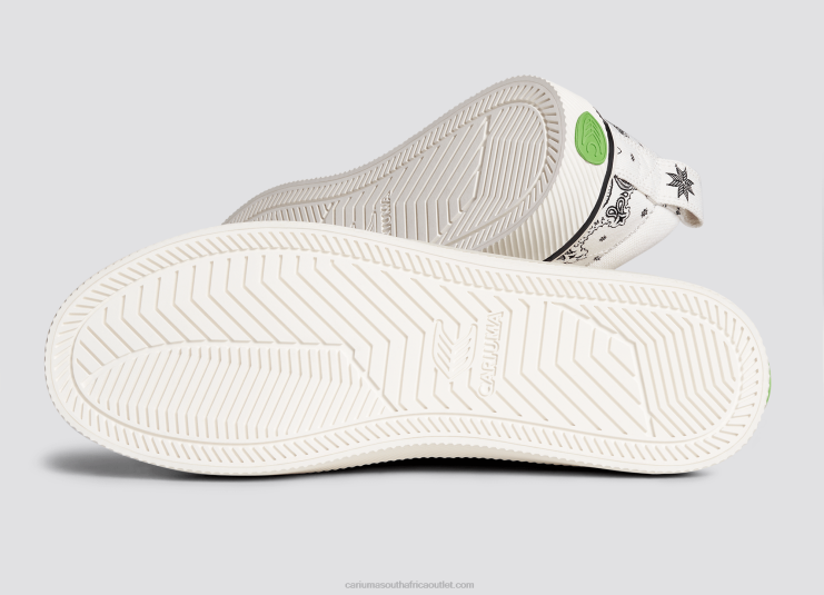 Women Cariuma Off-White Bandana Canvas DFFFT234