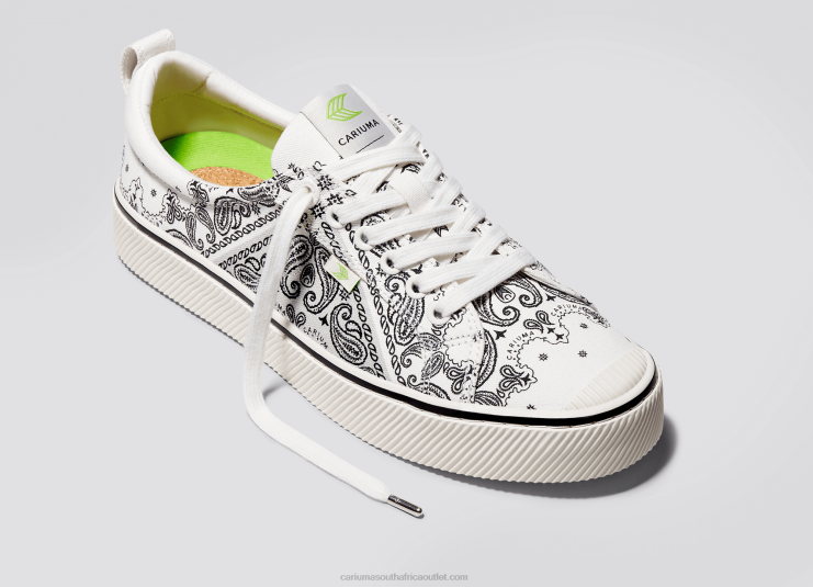 Women Cariuma Off-White Bandana Canvas DFFFT234