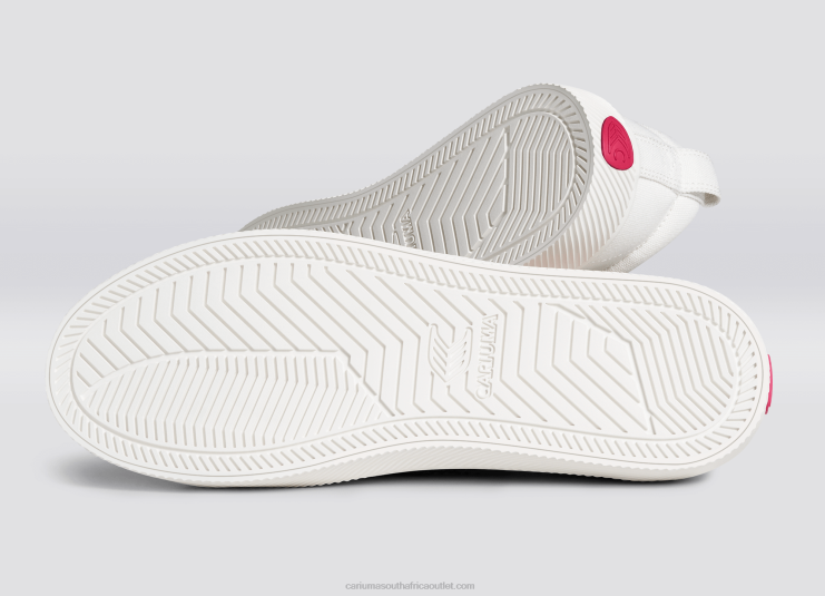 Women Cariuma Pantone Off-White/Viva Magenta Canvas DFFFT252