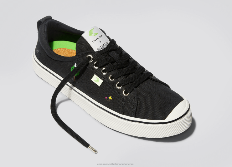 Women Cariuma Peanuts Earth Black Canvas DFFFT298