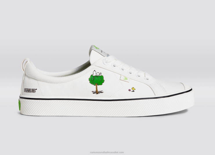 Women Cariuma Peanuts Earth Off-White Canvas DFFFT299