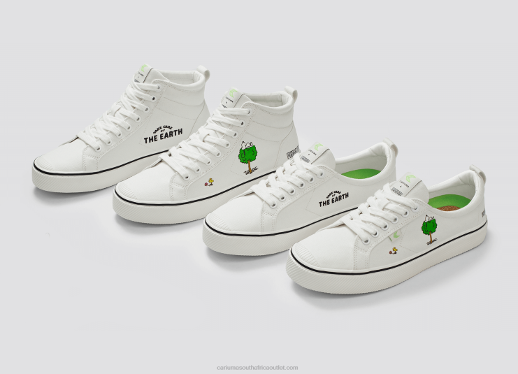 Women Cariuma Peanuts Earth Off-White Canvas DFFFT299
