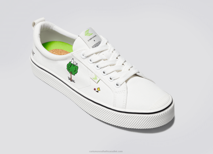Women Cariuma Peanuts Earth Off-White Canvas DFFFT299
