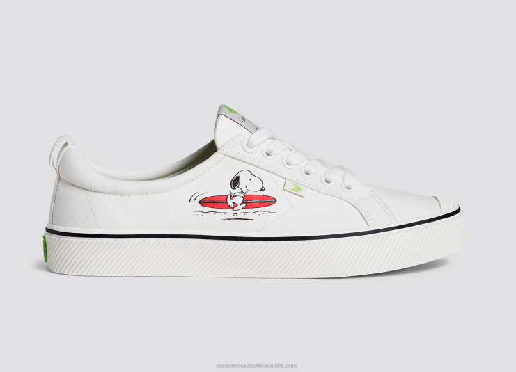 Women Cariuma Peanuts Surf Off-White Canvas DFFFT300