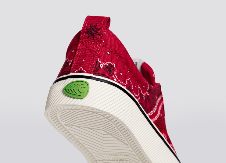Women Cariuma Red Bandana Canvas DFFFT236