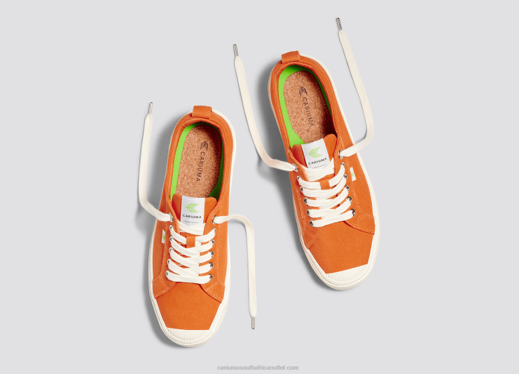 Women Cariuma Tangerine Canvas DFFFT233
