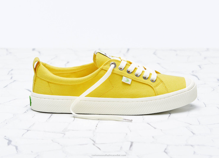 Women Cariuma Yellow Canvas DFFFT232
