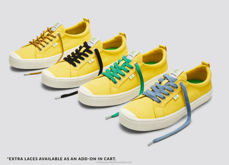 Women Cariuma Yellow Canvas DFFFT232
