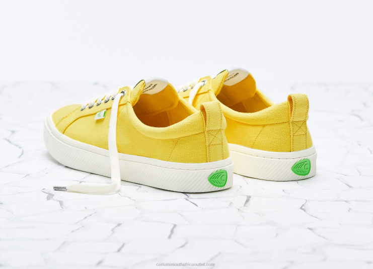 Women Cariuma Yellow Canvas DFFFT232