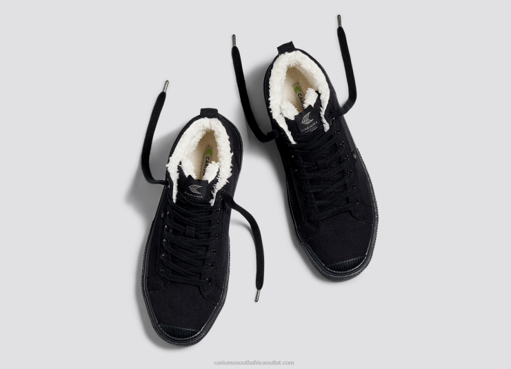 Women Cariuma Therma All Black Suede DFFFT287