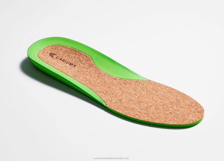 Women Cariuma White LWG Leather/Green DFFFT320
